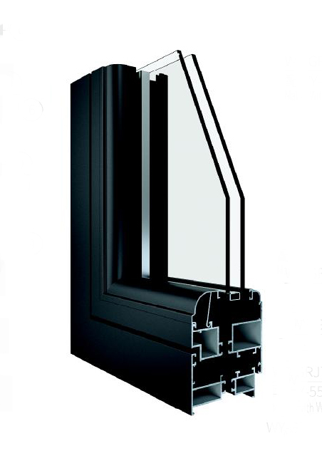 WY-GRJ70A Glue Injection Thermal Break Outward Open Casement Window