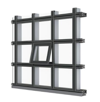 WEIJIAYE 140D Unitied Curtain Wall (nvisible Frame with Hollow Glass)